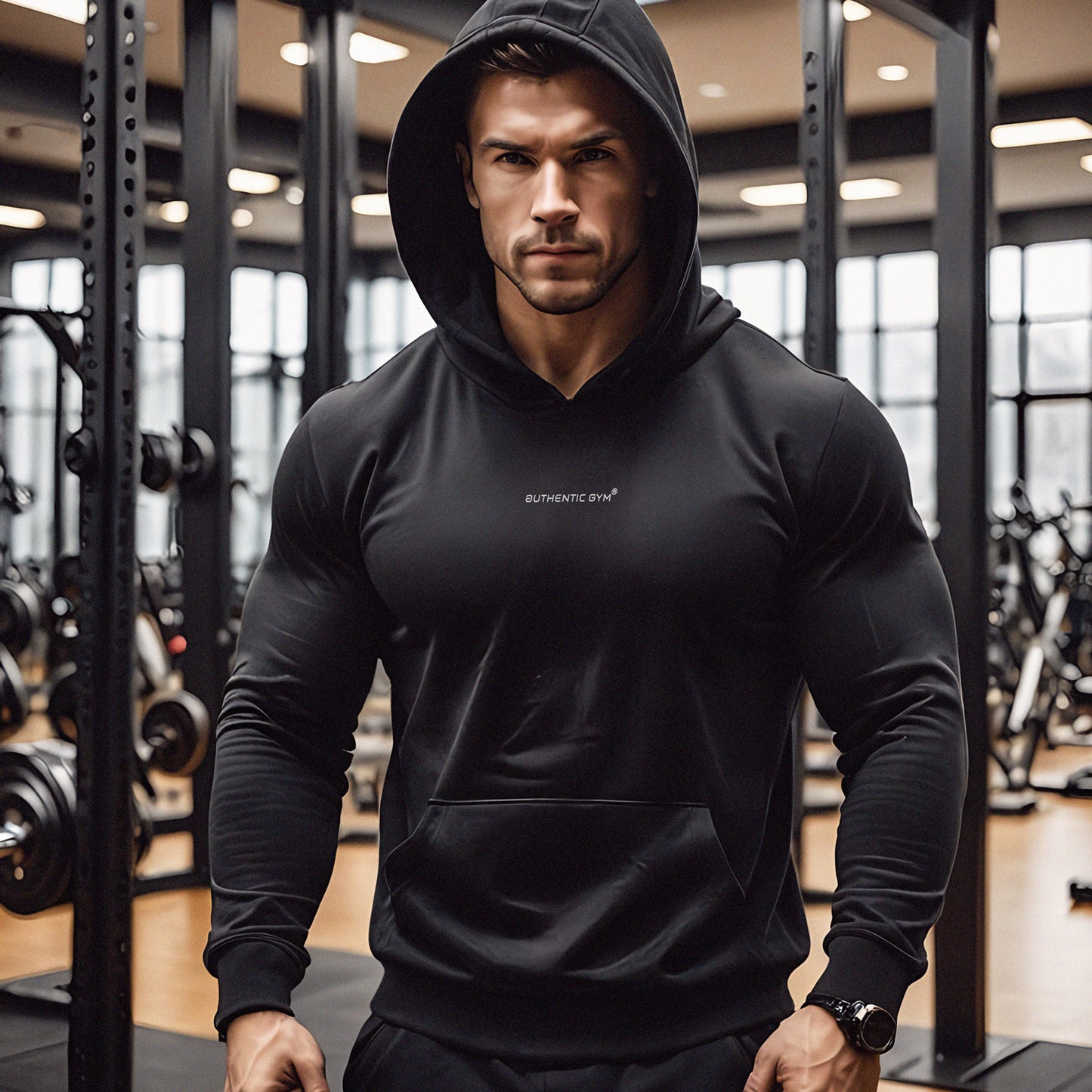 GYM Hoodie | Zwart